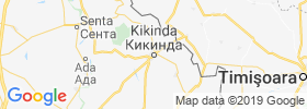 Kikinda map